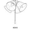 Progress Lighting P2643-20WB Fan Light Kit, Antique Bronze
