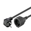 Power extension cable bulk, CEE 7/4 plug > CEE 7/4 jack NK 117 S-300 3m BLACK