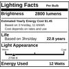 Replacement for Sylvania 78984 (72637), LED12A19/DIM/O/827/G2, LED Dimmable Soft White Light Bulbs (6 Pack)