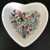 12g/Pack About 1000 Grains 2/3/4/5MM Size Mix Flat Semicircle Pearl Imitation Pearl Nail Sequin Mobile Beauty Figure Model DIY Decoration Supplies Manicure Set Accessories AB Color Mixes