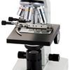 AmScope 40x-1000x Binocular Compound LED Microscope + Mechanical Stage + Slides