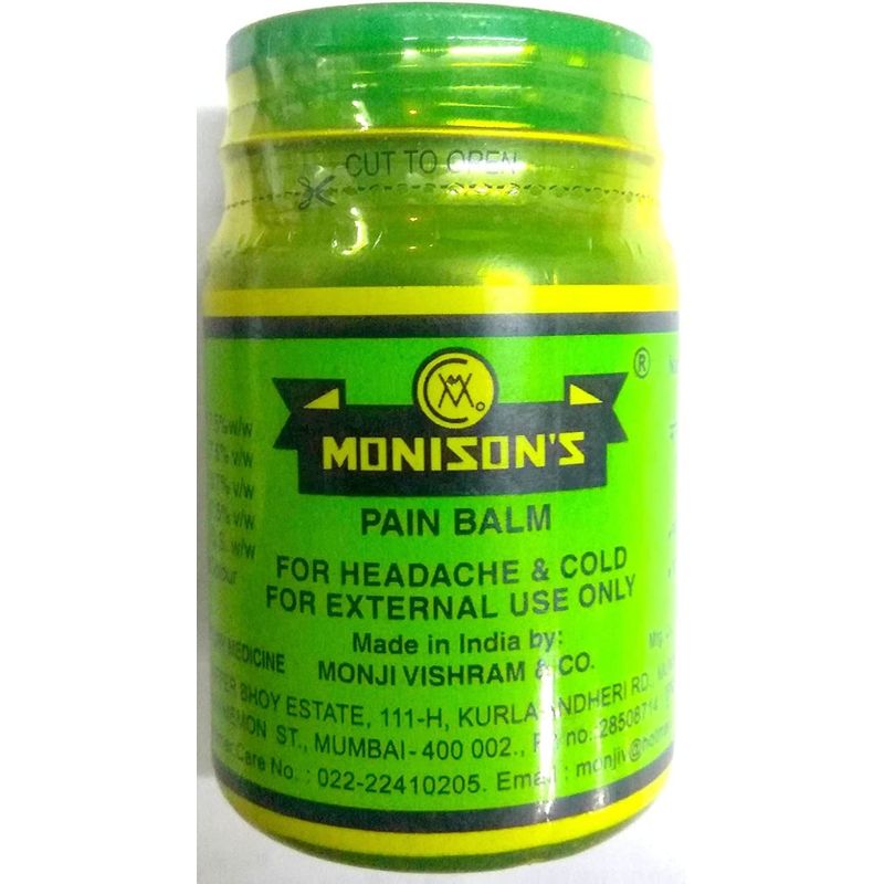 CROW Monison Ayurvedic Pain Balm, 100 g - Pack of 2 - Online ...