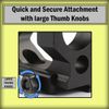 360 Tactical 30mm One-piece Scope Mount Ring for Picatinny Rail See Through Scope Mount