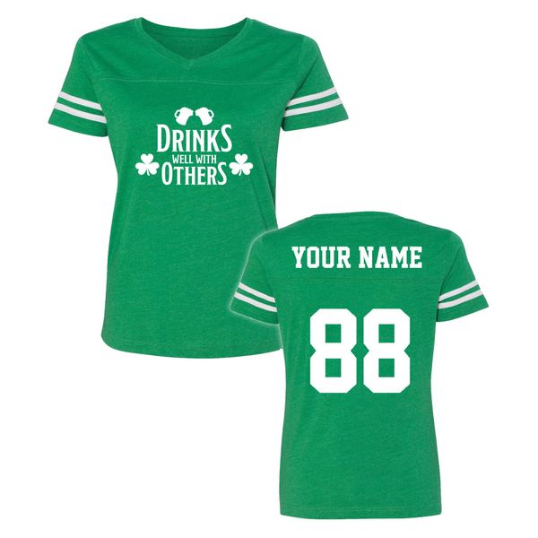 Drinks Custom Jerseys St Patrick's Day T Shirts - Saint Pattys Jersey Tee & Outfits