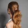 Brilliant Double Cuff Arched Metal Hair Tie