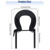 EBANKU Aluminum Face Space Holder, Universal Adjustable Headrest bed f (Black)
