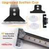 2 IN 1 LED Windshield Visor Strobe Emergency Light bar Traffic Advisor Warning