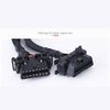 VOANZO OBD One Point Two Extension Cable OBD2 One to Two Car Conversion Line 16 Cores