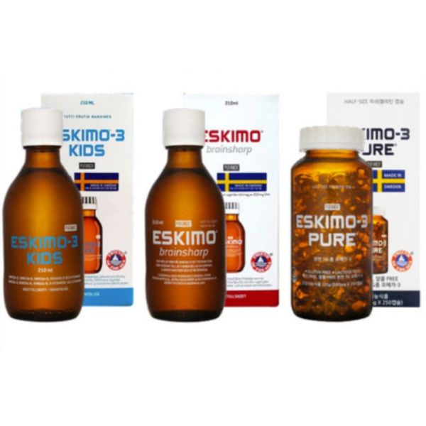 Vitamin Nara Eskimo 3 Omega 3 Helps to improve blood circulation in pregnant women and children Liquid nutrient