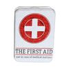 First Aid Design Kitchen Cake Tea Coffee Biscuit Cookie Storage Tin Gift Box (Small, White)