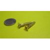 Brass #8  Phillips Flat Head Wood Screw x 1.00" Length, 100 Pcs