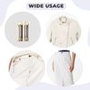 Brass Jean Zipper 6" White Zip for Sewing Craft
