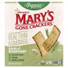Organic Real Thin Crackers™, Garlic Rosemary, 4 oz (113 g)