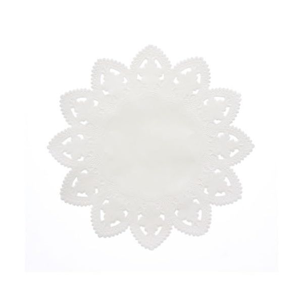 Shimojima 004716009 Lace Paper, White, Round Size 9