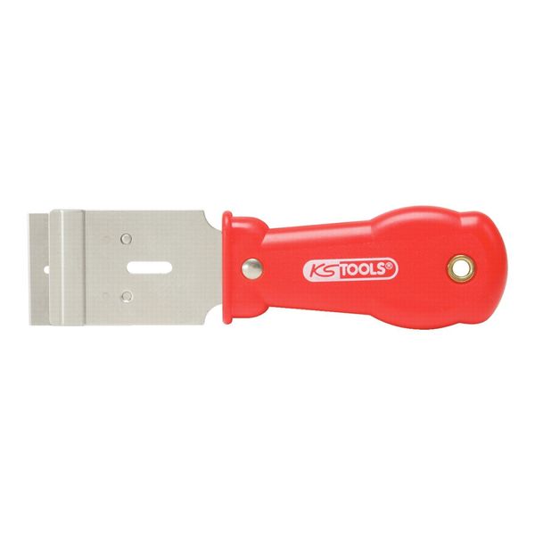 KS Tools 911.8126 Plakettenschaber, 38mm, Rot