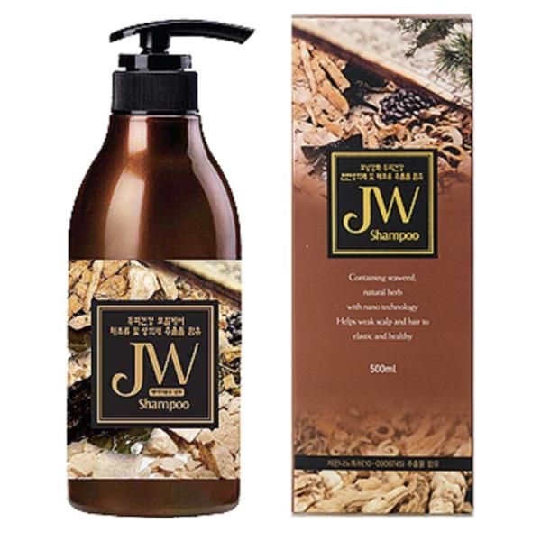 JW Shampoo 500ml Scalp Healthy Seaweed Herbal Medicine Low Temperature Nano Extraction Scalp Medic Shampoo