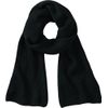 Beechfield Metro Knitted Scarf Black ONE