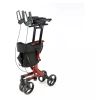 NRS Healthcare 4 Wheel Forearm Rollator Red