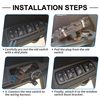 X AUTOHAUX Front Right Driver Side Power Window Switch Window Control Switch for Mazda 3 2004-2013 Black