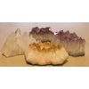Large Amethyst Cluster Point T-Lite Holder - Amethyst Gifts