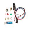 Relay Kit Universal Engine Cooling Thermostat Wiring Set Fan Temperature Switch