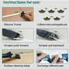 3in1 Silicone Scraper Caulking Grouting Sealant Finishing Clean Remover Tool Kit