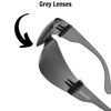 SAFETY GLASSES GREY LENS