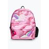 Hype Girl's 3D Clouds Badge Backpacks, Pink, One Size