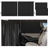Blackout Car Window Shades: Rear Divider + 2 Side Shades, Keeps Cool