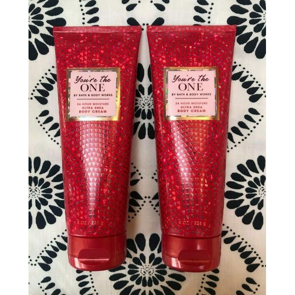 BATH & BODY WORKS YOU'RE THE ONE BODY CREAM, 8 OZ, LOT OF 2, NEW,SEALED