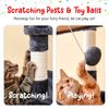 77" Cat Tree Tower for Large Cat Condo Scratching Post Pet House Kitty Play
