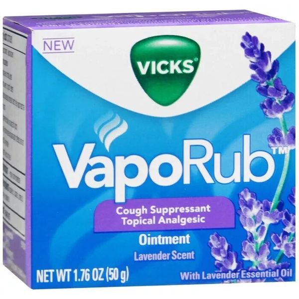 Vicks VapoRub Jar Ointment Lavender Scent 50G