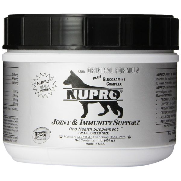 Nupro Joint and Immunity Support for Dogs, 1-Pound (Small Breed Size)