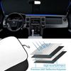 For Ford F150 2009-2014 Windshield Sunshade Window Sun Visor Protector Blocks UV