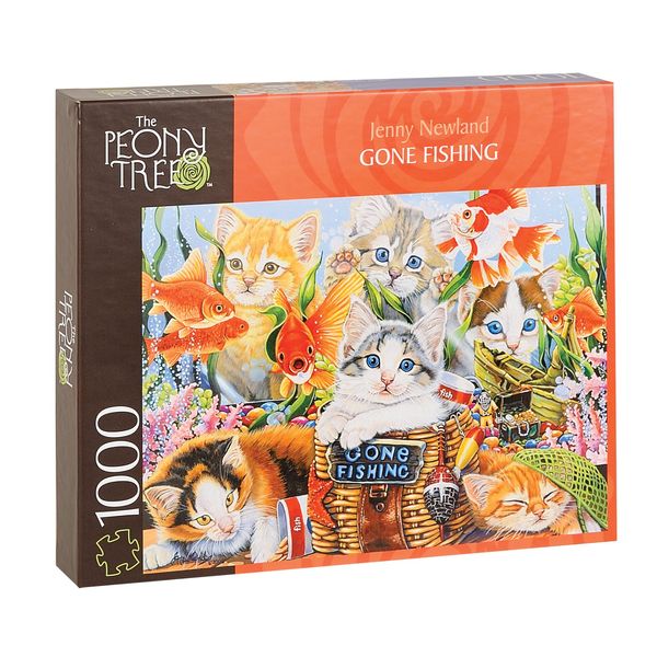 Mega Puzzles 1000pc Gone Fishing