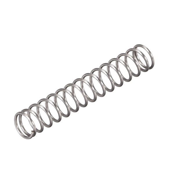 sourcing map Compressed Spring,4mmx0.4mmx25mm Free Length,7.1N Load Capacity,Gray,20pcs