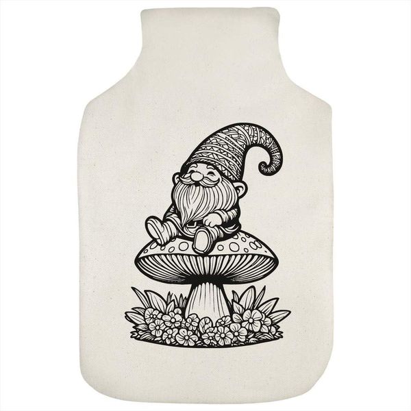 'Gnome & Toadstool' Hot Water Bottle Cover (HW00036433)