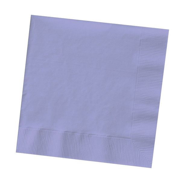 Creative Converting Beverage Napkin, 3 PLY, 50 Count, Lucious Lavender