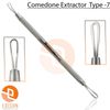 Double Ended Comedone Extractor Type 7 Blackhead Remover Acne Extractor Tool