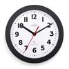 Acctim 74313 Parona, Black Radio Controlled Wall Clock