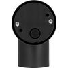 Black Stainless Steel Exterior Decorative Gu10 Fixed Down Wall Light - Ip44
