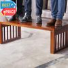 4 Pack Folding Shelf Brackets with Screws, Locking Hinges for Table Bed Leg