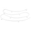 100 Clips 89mm Professional High Quality Vertical Blind Bottom Chain White