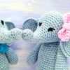 Crochet Elephants Complete Beginner Luxury Crochet Kit