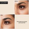Gosh Eyebrow Pencil 3 Colour Color: Dark Brown
