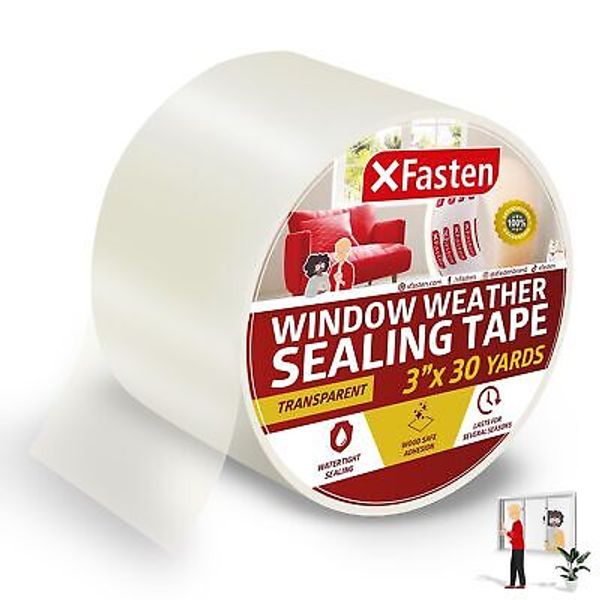 Window Sealing Tape for Winter 3” x 30 Yards RV Window Stripping for Winter |...