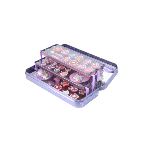 Lip Smacker Colour Tin, Children's Set with Lip Gloss and Face Cream in Various Flavours and Shades, All-in-One Gift Set for the Perfect Look