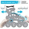Roller Derby Women's V-Tech 500 Button Adjustable Inline Skate Mint