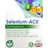 Selenium 220mcg and Vitamins A, C & E Tablets, Immune Support (Pack of 60)