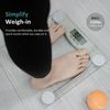 Digital Bathroom Scale LCD Display Screen High Accuracy Measurements 330 Pounds